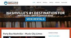Desktop Screenshot of partybusinnashville.com